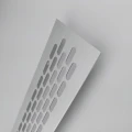 Kratka wentylacyjna 80mm x 480mm aluminium