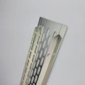 Kratka wentylacyjna 80mm x 480mm inox