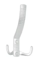 Wieszak na ubrania haczyk wieszak ścienny aluminium
