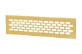 Kratka wentylacyjna 80mm x 480mm złota matowa