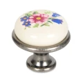 łka meblowa gałka do mebli gałka do szafki porcelana stare srebro