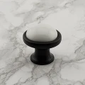 Gałka meblowa z porcelaną uchwyt do mebli GABI