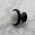 Gałka meblowa z porcelaną uchwyt do mebli GABI