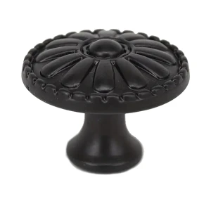 Gałka meblowa czarna uchwyt do mebli EVA