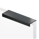 Uchwyt do mebli krawędziowy czarny (96-160mm)