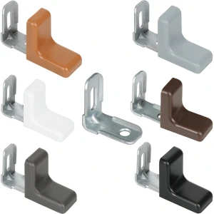 Kątownik wspornik łącznik do płyty meblowej regulowany