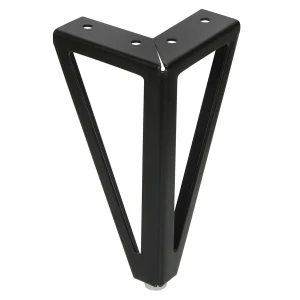 Nóżka meblowa czarna noga do mebli BORG H-15cm