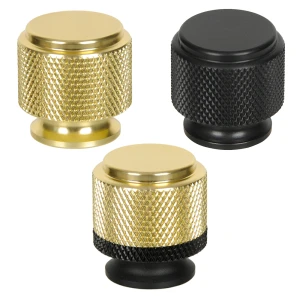 Gałka meblowa czarna uchwyt do mebli OLI