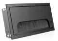 Przepust kablowy 80x160mm czarny metalowy