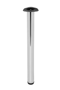 Noga meblowa chromowa noga do blatu stołu fi60mm ( 710mm-1100mm)
