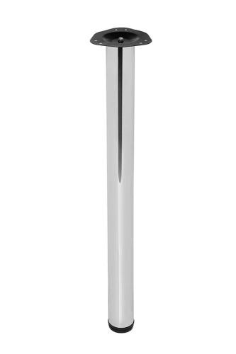 Noga meblowa chromowa noga do blatu stołu fi60mm