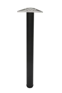 Noga meblowa biała noga do blatu stołu fi60mm trójkąt ( 710mm-1100mm)