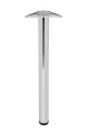 Noga meblowa chrom noga do blatu stołu fi60mm trójkąt